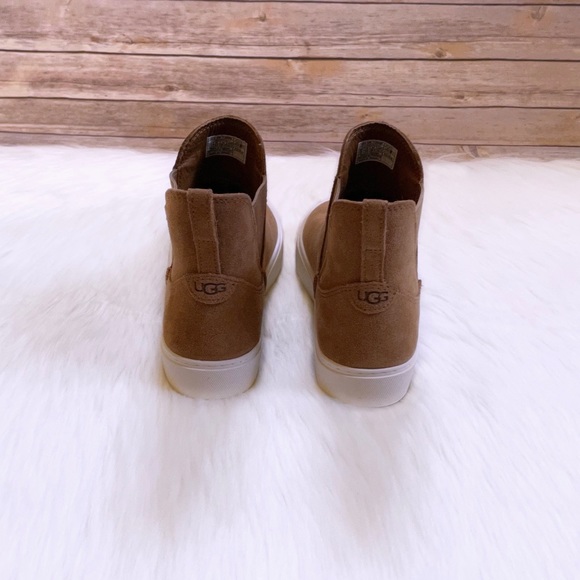 UGG Mauna Chestnut Suede Chelsea Sneaker Boots - Picture 3 of 7